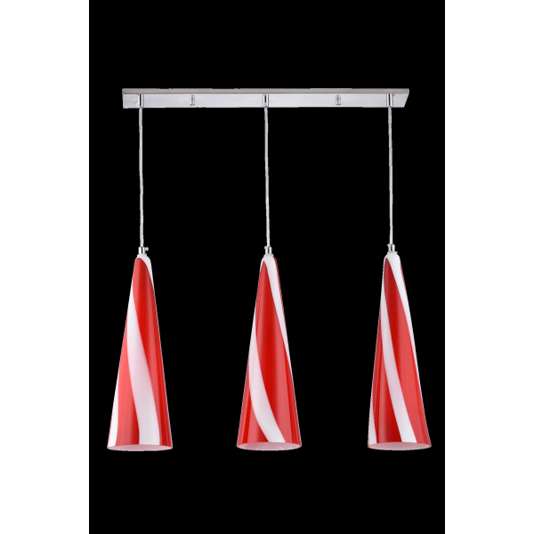 5067/3 RED (1) Люстра