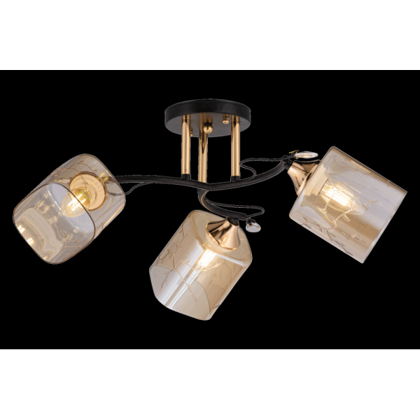 3656/3 BK+FGD (4) Люстра (RL)