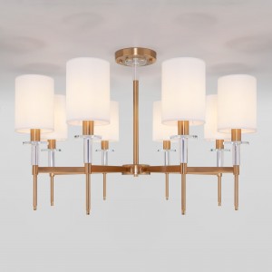 Классическая потолочная люстра 60132/8 латунь