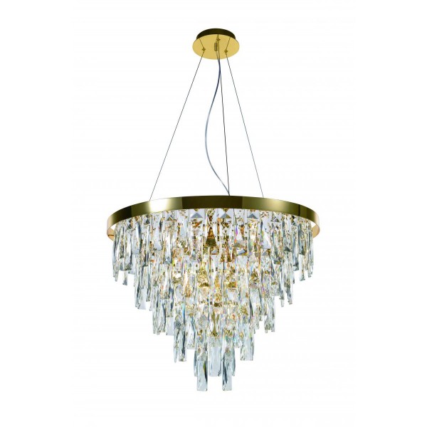 5729E/10A GOLD+CLEAR (1) Люстра NW