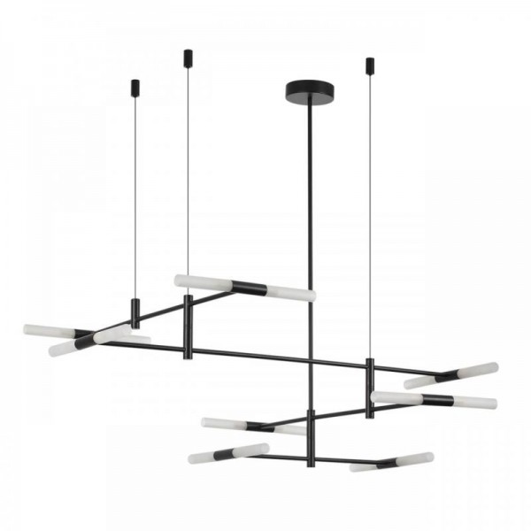 4307/16 HIGHTECH ODL26 Потолочный светильник  черный/акрилл/металл IP20  G9 40W *16 180°  220V SOHO