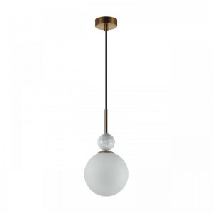 4359/1A MIDCENT ODL26 Подвесной светильник  бронзовый/белый/камень/металл IP20 E14 40W  220-240V LOLLA