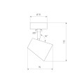 Светодиодный спот Elektrostandard DLR025 5W 4200K черный матовый a039690