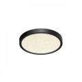 7662/18L MITRA LED SN 090 Светильник пластик/белый/черный LED 18Вт 3000/4000K D230 IP40 OMEGA BLACK