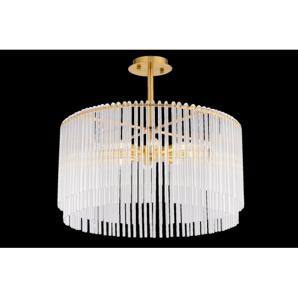 2130P/8 PT BRS (1) Люстра NW