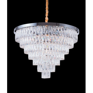 2431R/18A CHR+CL (1) Люстра (в 2-х коробках) NW