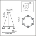 Подвесная люстра Lumion Comfi Luazana 8254/6