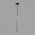 8351/1C SUSPENTIONI черный/серый/бежевый, металл/дерево/цемент Подвес GU10 LED 5W 220V EOLIANA