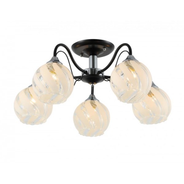 74310/5 BLACK+CHROME (4) Люстра