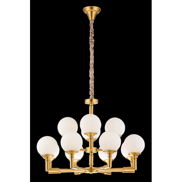 8683/8+4LT BRASS (1) Люстра NW