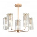 8347/5 CLASSI золото/прозрачный, металл/хрусталь Люстра подвесная E14 5*40W 220V FAVLA