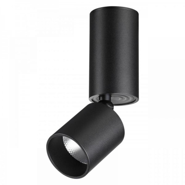 359317 OVER NT24 370 черный Светильник накладной светодиодный IP20 LED 10W 85-265V 3000K 1100Лм TUBO