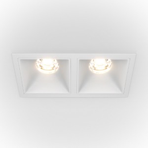 Встраиваемый светодиодный светильник Maytoni Technical Alfa LED Dim Triac DL043-02-10W4K-D-SQ-W