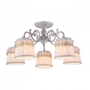 Потолочная люстра Arte Lamp Merletto A5709PL-5WG Потолочная люстра Arte Lamp Merletto A5709PL-5WG