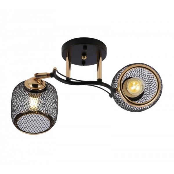 06443/2 BLACK+GOLD (4) Люстра (RL)