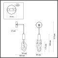 Бра Odeon Light Midcent Lia 6696/5WL