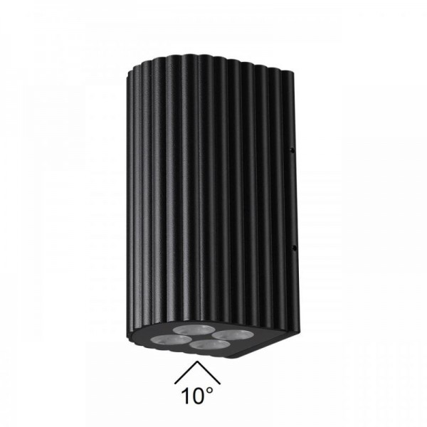 7127/14WL NATURE ODL25 Фасадный светильник черный/металл IP54 LED 15W 10°  220-240V GLENN