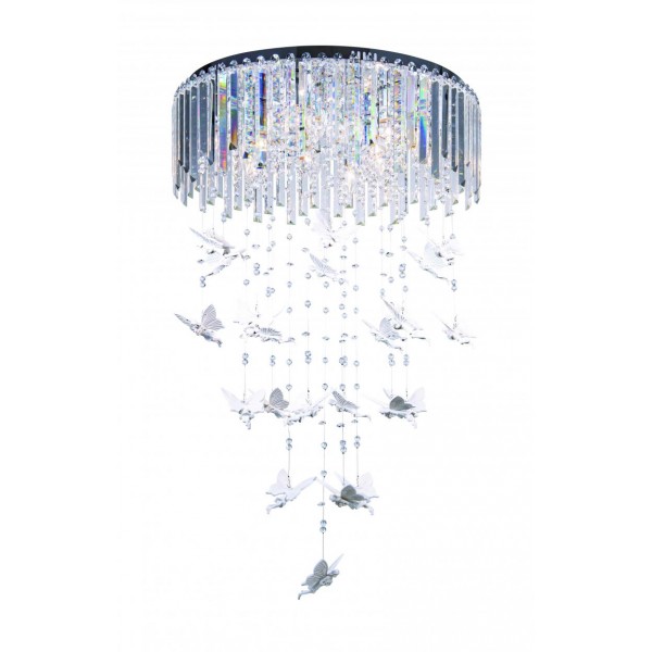 5648R/12A CHROME+CLEAR (1) Люстра NW