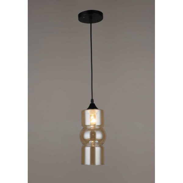 4647/1H BK (4) Люстра (RL)