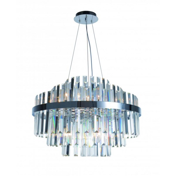 5740R/12A CHROME+CLEAR (1) Люстра NW