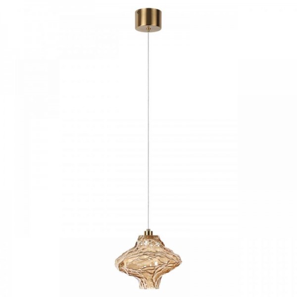 5108/3L L-VISION  ODL26 антич.бронза/янтарный металл/стекло Подвес LED x 3W 4000K ORDI