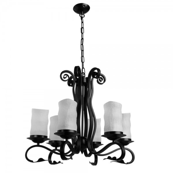 Подвесная люстра Arte Lamp Scroll A7915LM-6BK