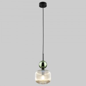 Подвесной светильник со стеклянным плафоном 11144 Sophia Green Cognac