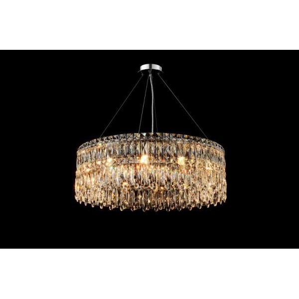 F50-ф800*H260 CHROME (1) Люстра (в 2-х коробках) NW