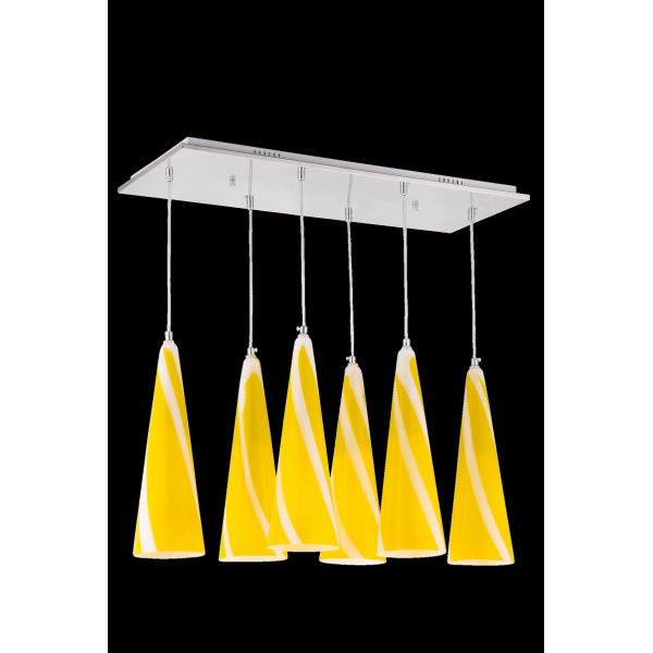5067/6 YELLOW (1) Люстра