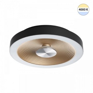 7753/18L MITRA LED SN 093 Светильник пластик/белый/черный/золотой LED 18Вт 4000K D320 IP54 QUANTUM