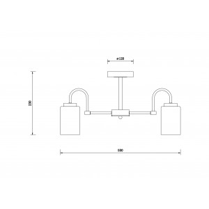 Потолочный светильник Freya FR5321CL-05BZ