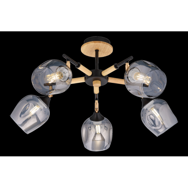 4714/5 BK+FGD (1) Люстра (RL)