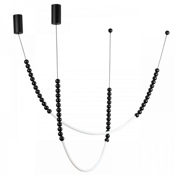 7149/24CL HIGHTECH ODL26 Потолочный светильник  черный/акрилл/металл IP20 LED 25W 1600Лм 3500K 300° 220V MONELLA