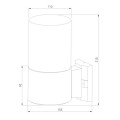 Уличный настенный светильник Elektrostandard Roil 35125/U a055630