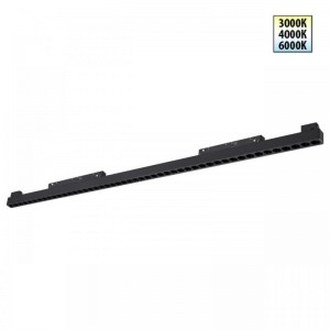 359627 SHINO NT25 000 черный Трековый светильник для низков. шинопровода с переключ. цв. темпер. IP20 LED 3000К\4000К\6000К 45W 48V FLUM
