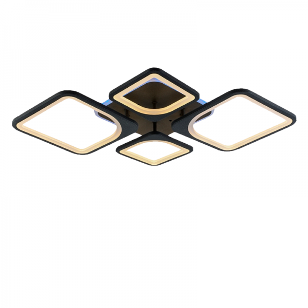 Потолочный светильник Mirastyle Диод JX-8036/2+2 BK ML